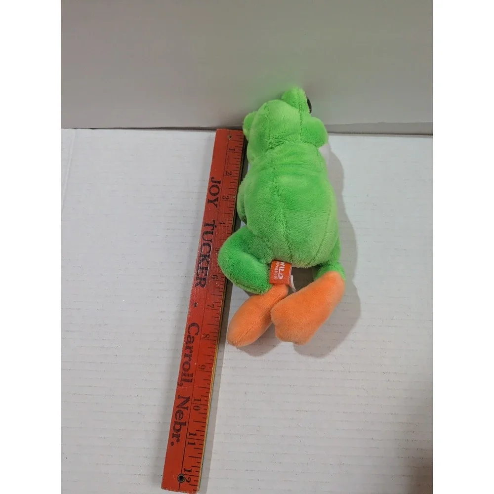 Wild‎ Republic Plush Animal Lot Giraffe Elephant Red Eyed Tree Frog Stuffed Toys